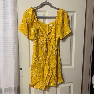 Lush Red Floral Dress